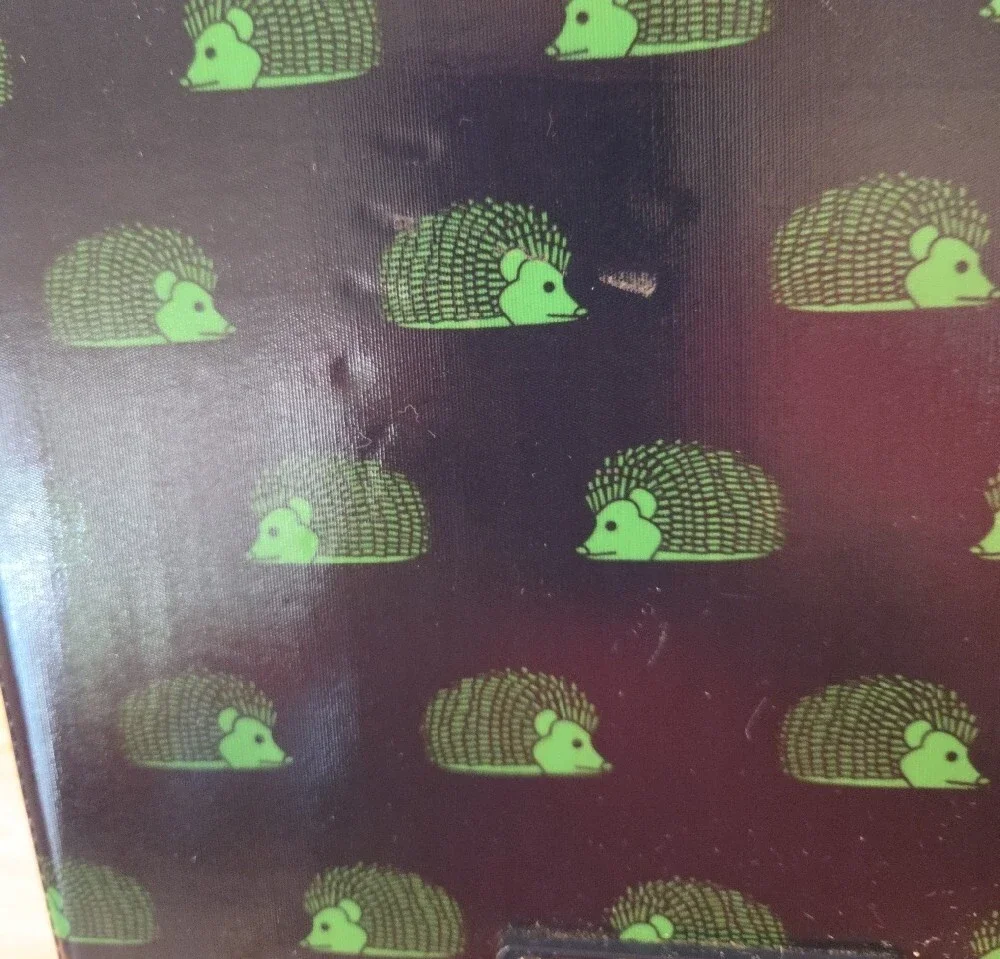 kate spade Navy and Green Hedgehog Ipad Cover